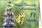 11 Months, Happy Anonymous Recovery Anniversary card