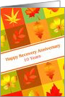 10 Years, Happy Recovery Anniversary card