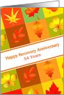 54 Years, Happy Recovery Anniversary card