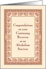 Any Year, Congratulations Alcoholism Survivor card