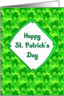 Happy St. Patricks Day, celebrate it everywhere card