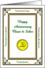 5 MONTHS. Clean and Sober, Happy Anniversary, Freedom card