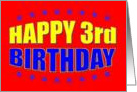 Happy 3rd Recovery Birthday card