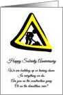 Happy Sobriety Anniversary under construction card