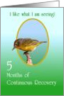 5 MONTHS, I like what I am seeing! Continuous Recovery, card