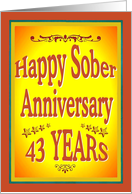 43 YEARS Happy Sober...