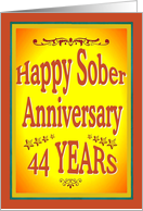 44 YEARS Happy Sober...
