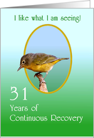 31 Years, I like what I am seeing! Continuous Recovery, card