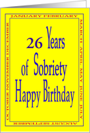 Custom Card 26 Years Happy Birthday We Harvest our Future card