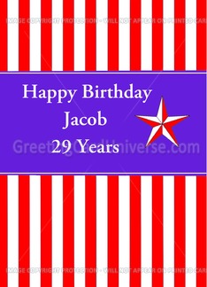 Happy Birthday Jacob...
