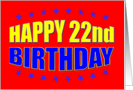 Happy 22nd Birthday
