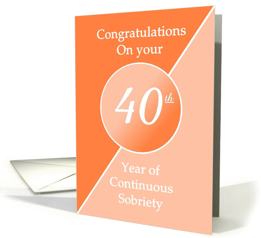 Congratulations 40 Years of continuous sobriety. Light... (1237926)