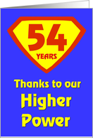 54 Years Thanks to...