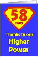 58 Years Thanks to...