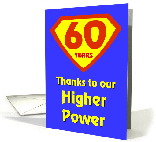 60 Years Thanks to our Higher Power card (1265838)