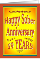 59 YEARS Happy Sober...