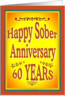 60 YEARS Happy Sober...