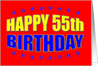 Happy 55th Birthday card