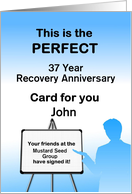 37 Years John, Congratulations From all of us, Custom Text card