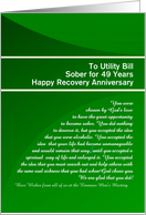 49 Years, You Were Chosen, From all of us, Custom Text card
