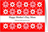 Happy Mother’s Day For Mom, Custom Text card