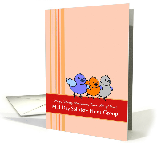 A cheerful bunch for a Happy Recovery message, Custom Text card