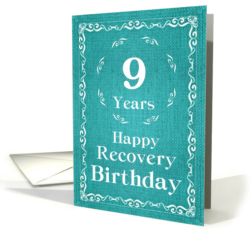 9 Years, Happy Recovery Birthday card (1489390)