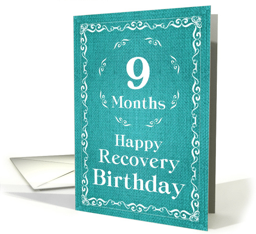 9 Months, Happy Recovery Birthday card (1489692)