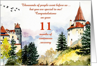 11 Months, Happy Recovery Anniversary card