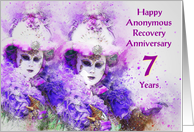 7 Years, Happy Anonymous Recovery Anniversary card