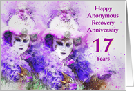 17 Years, Happy Anonymous Recovery Anniversary card