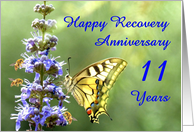 11 Years, Happy Anonymous Recovery Anniversary card