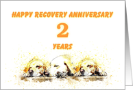 2 Years, Happy Anonymous Recovery Anniversary card