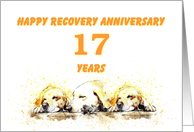 17 Years, Happy Anonymous Recovery Anniversary card