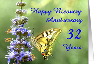 32 Years, Happy Anonymous Recovery Anniversary card