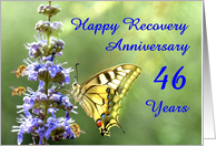 46 Years, Happy Anonymous Recovery Anniversary card