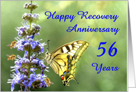 56 Years, Happy Anonymous Recovery Anniversary card