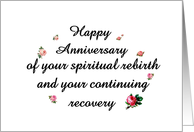 Any Year, Happy Recovery Anniversary card