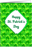 Happy St. Patricks Day, celebrate it everywhere card