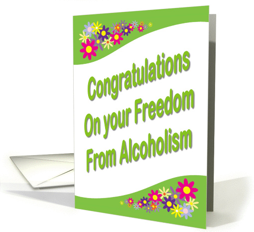 Congratulations on your Freedom From Alcoholism, 2 Year... (910386)