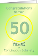 Congratulations, 50 Years, Happy Anniversary, card
