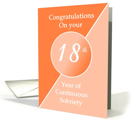 Congratulations 18 Years of continuous sobriety. Light and... (968697)