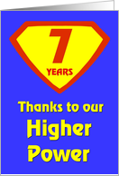7 Years Thanks to our Higher Power card