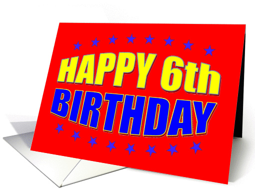 Happy 6th Recovery Birthday card (970687)