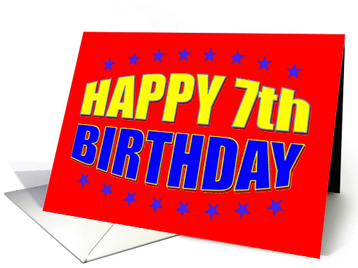 Happy 7th Recovery Birthday card (970689)