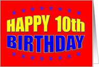 Happy 10th Recovery Birthday card