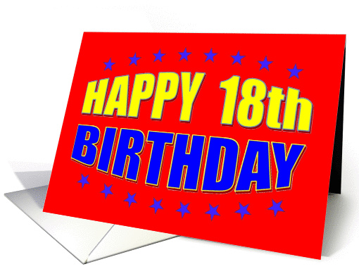 Happy 18th Recovery Birthday card (970717)