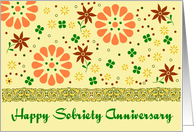 Happy Sobriety Anniversary card