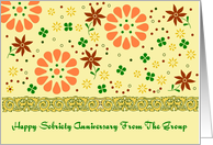 Sobriety Anniversary From The Group card