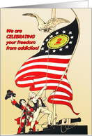 2 YEARS, Congratulations on your freedom, Eagle card